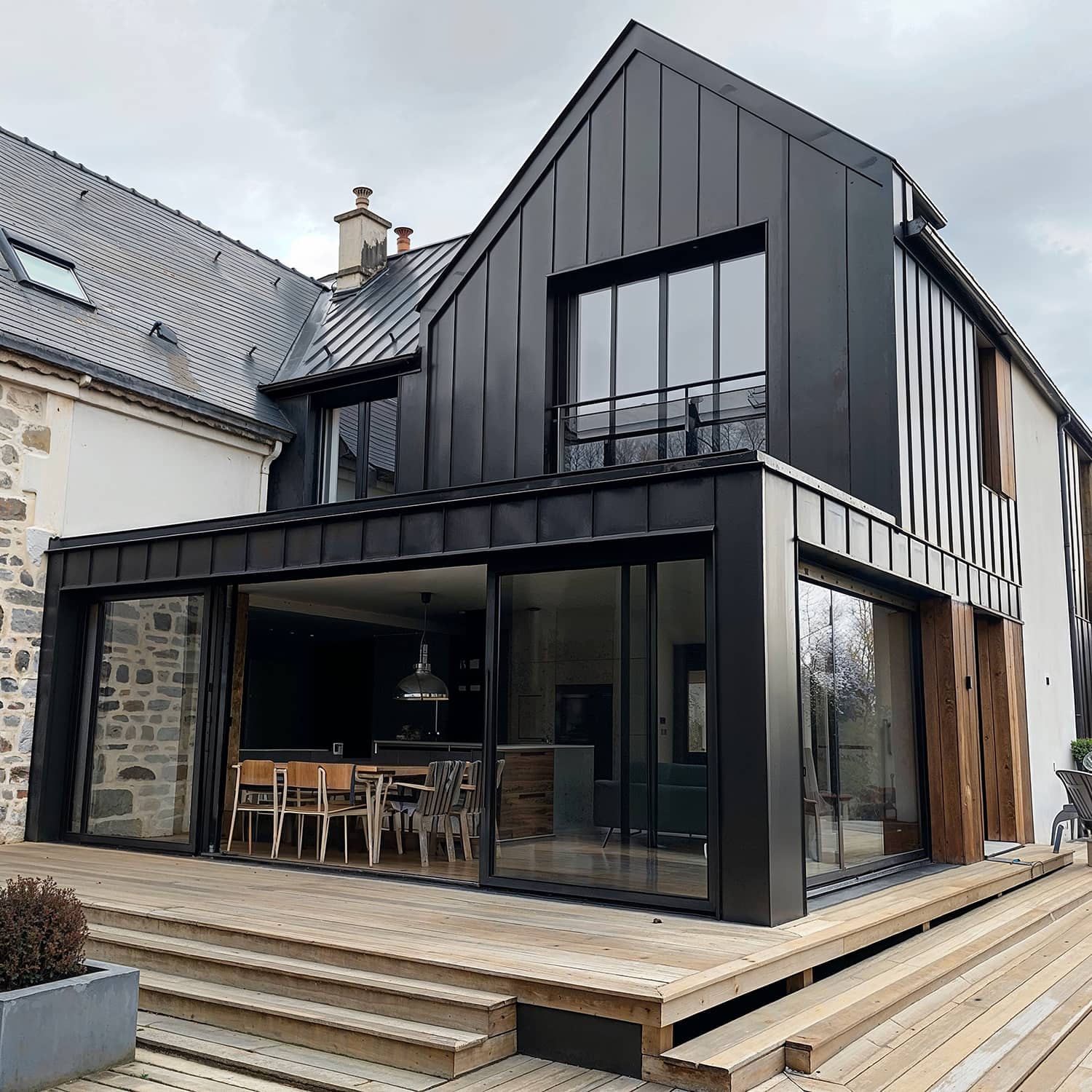 Bardage zinc Façade moderne & durable Toiture & Tradition — free download