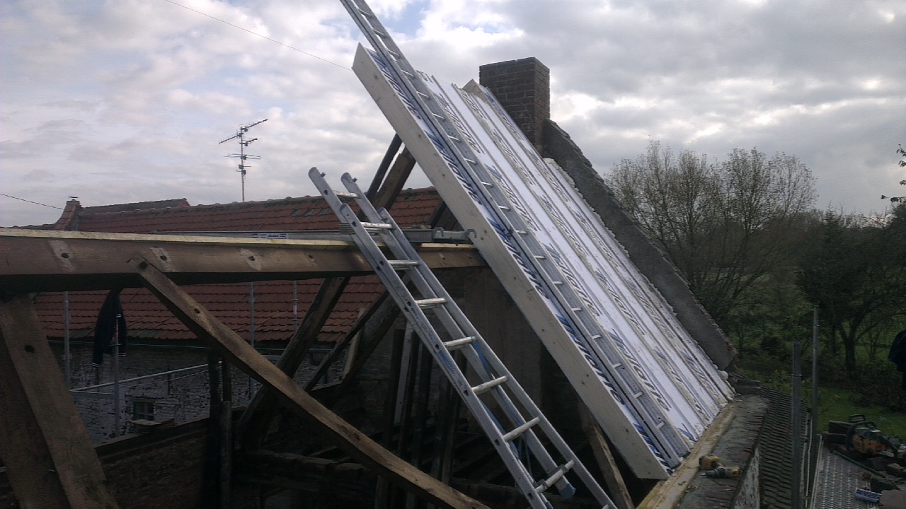 Isolation de toiture Coutiches