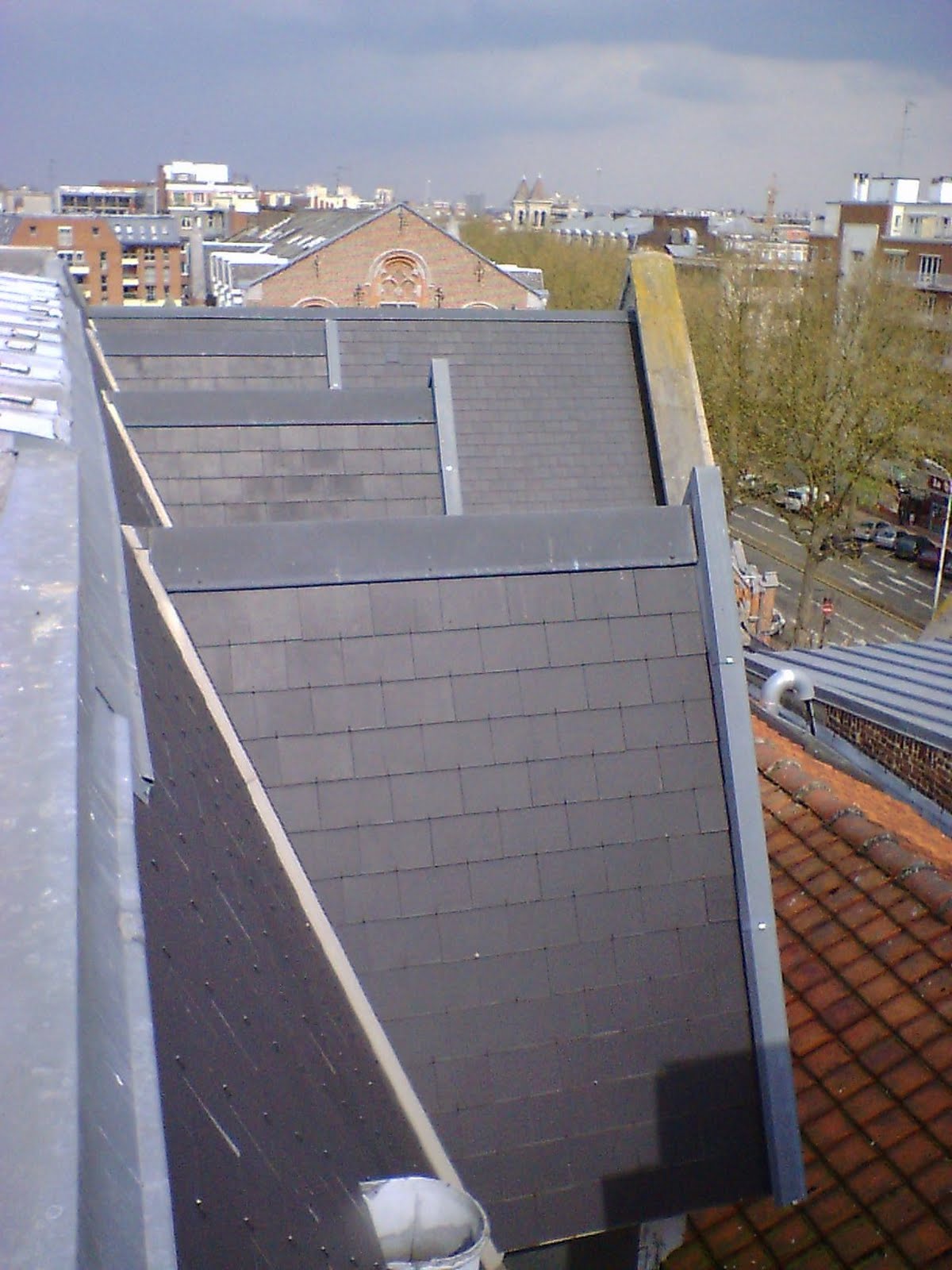 Rénovation toiture ardoises Lambersart