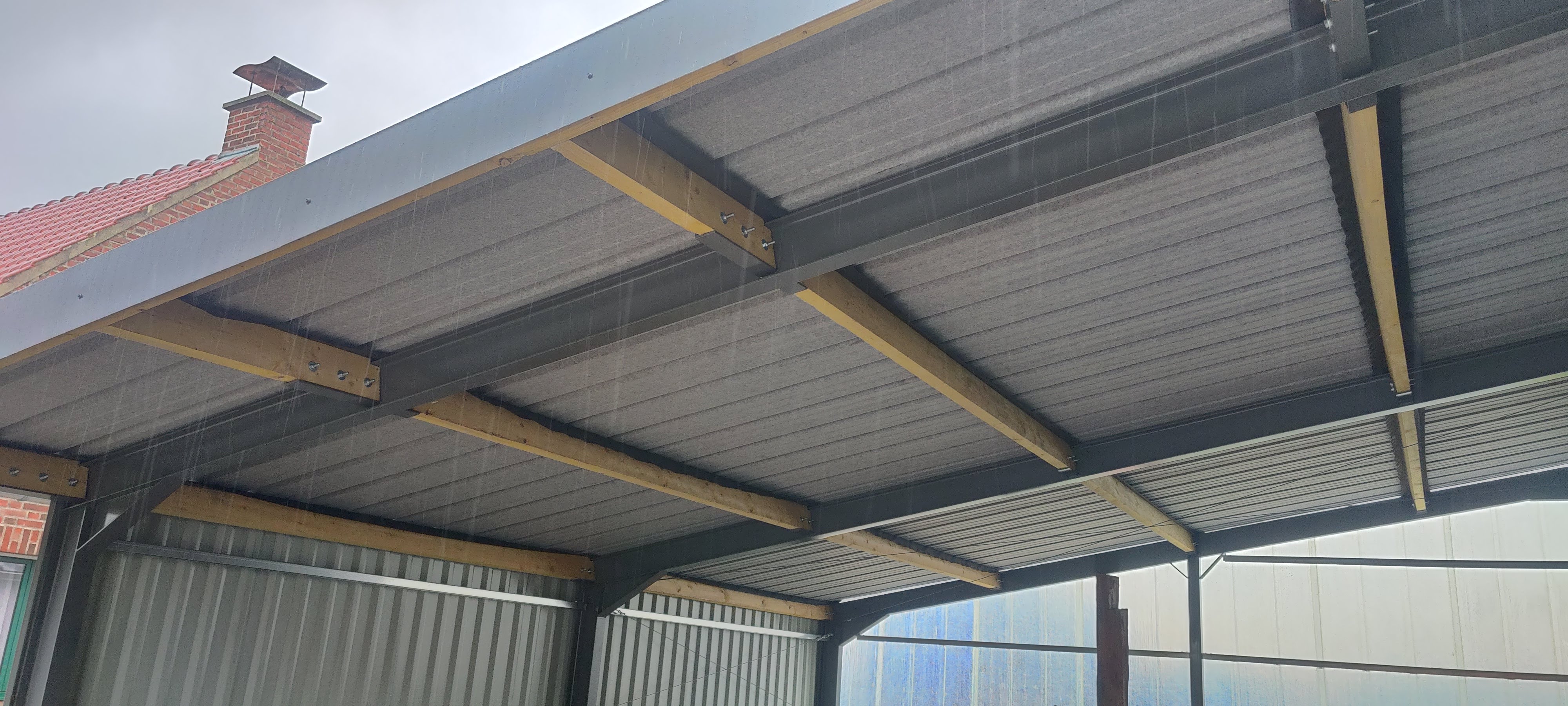 Rénovation toiture bac acier Templeuve