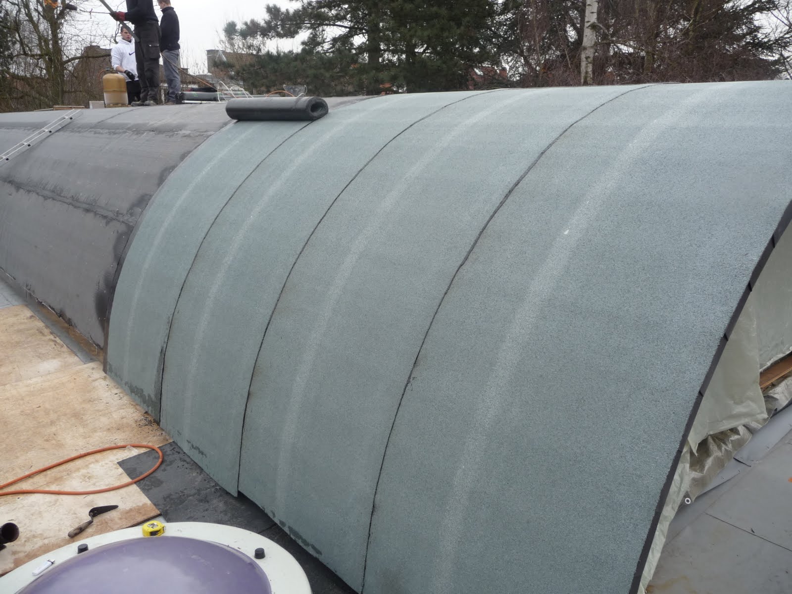 Rénovation toiture plate Cysoing