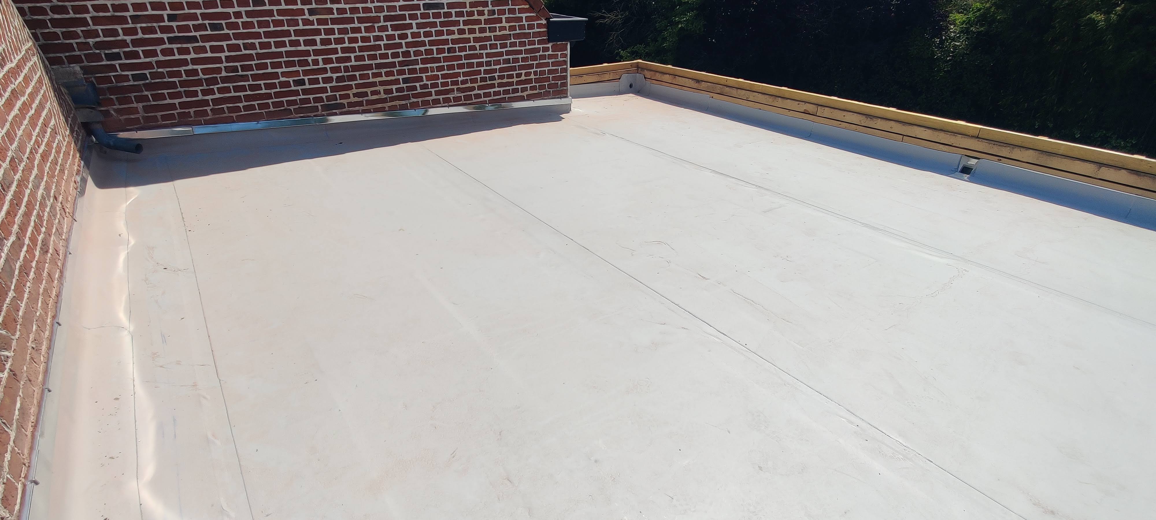 Rénovation toiture plate Roubaix