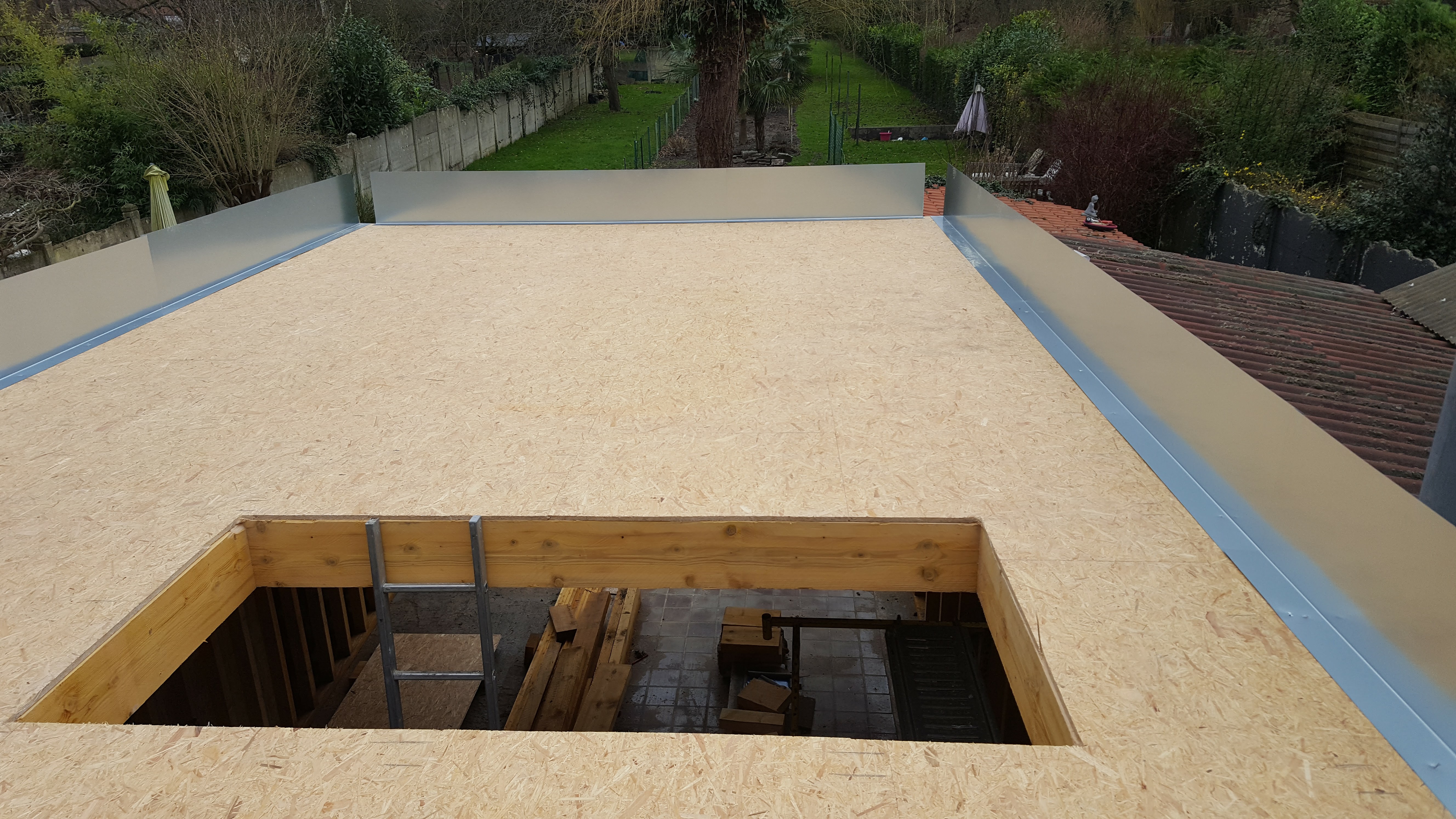 Rénovation toiture plate Wasquehal