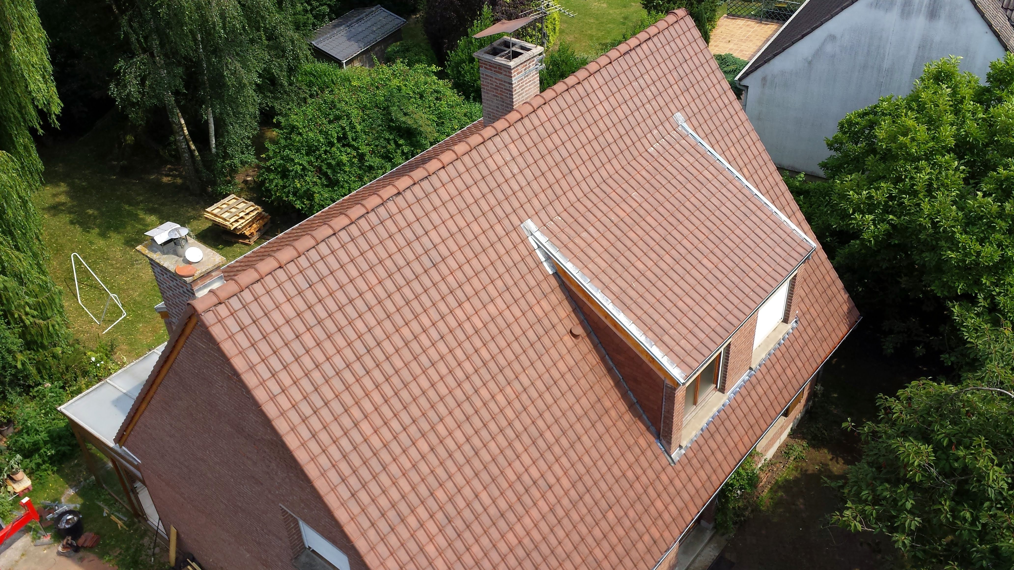 Rénovation toiture tuiles Bouvignies