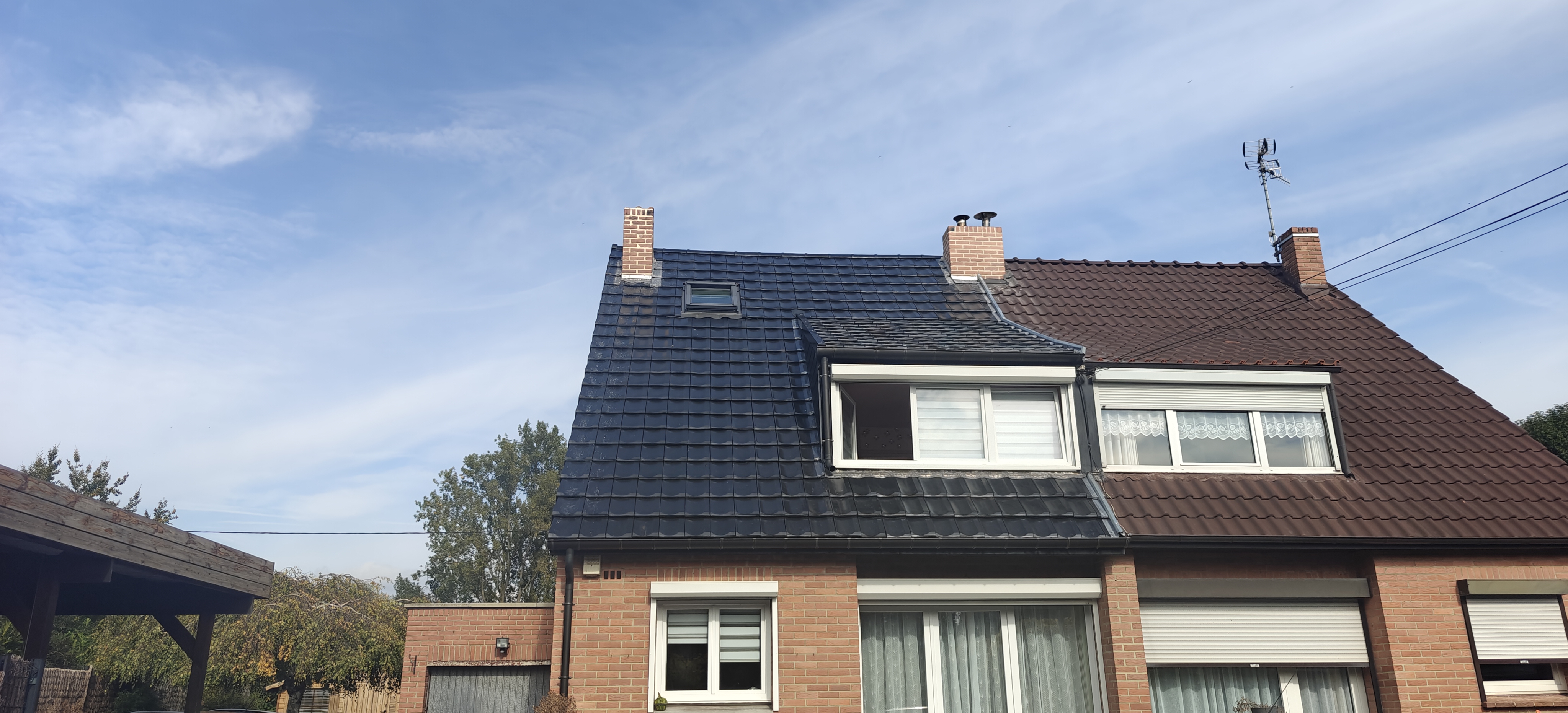 Rénovation toiture tuiles Cysoing