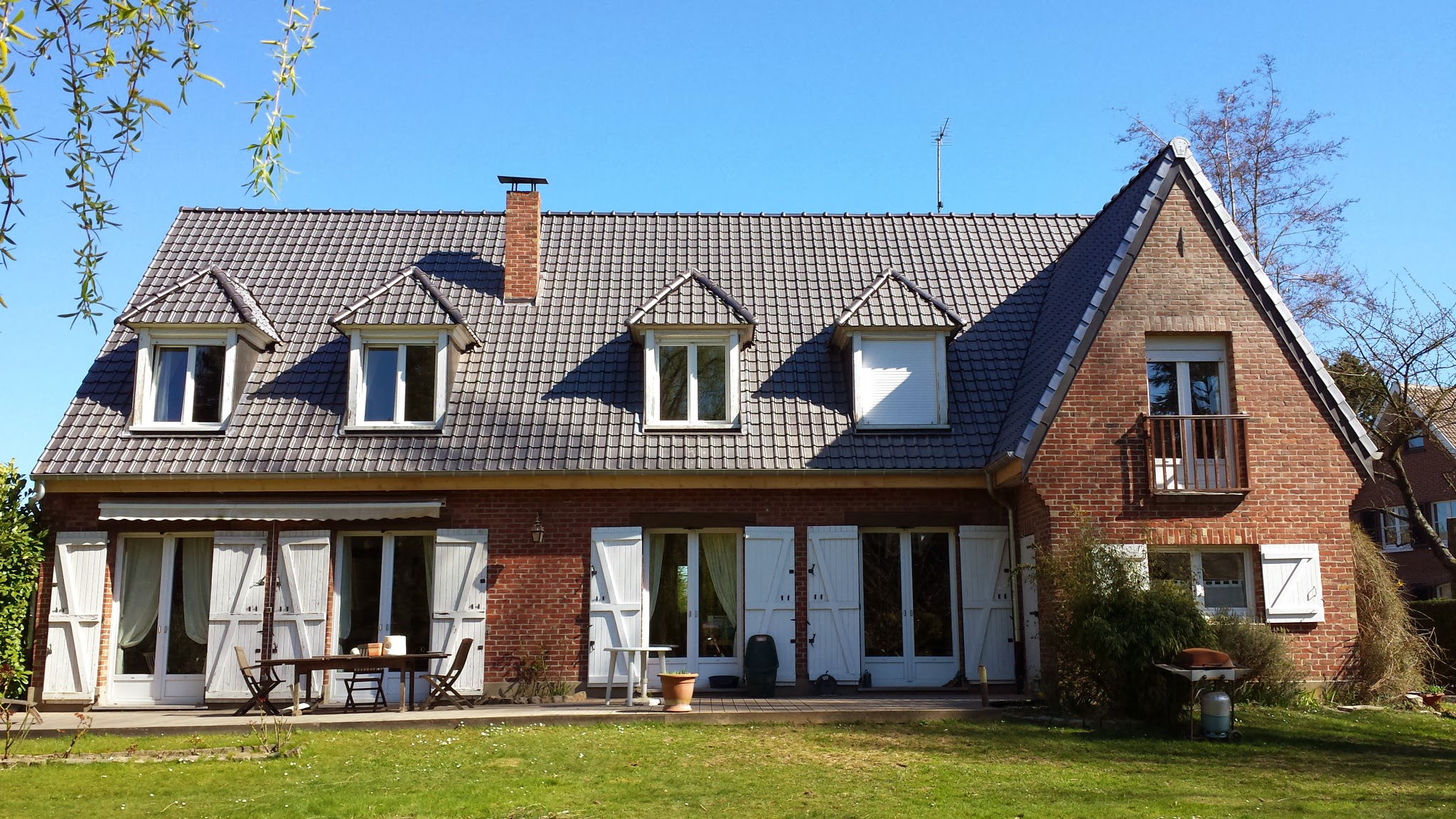 Rénovation toiture tuiles Lesquin