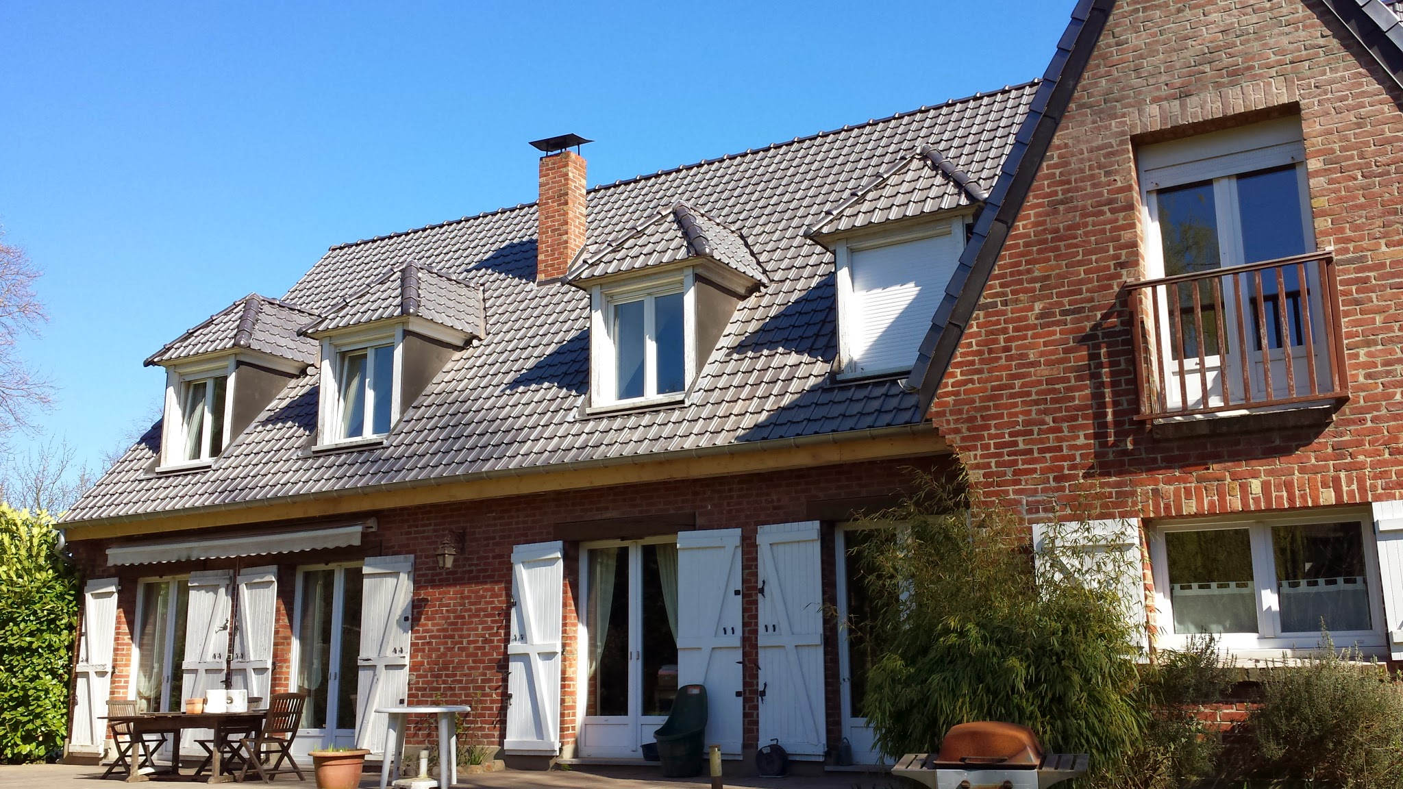 Rénovation toiture tuiles Lesquin