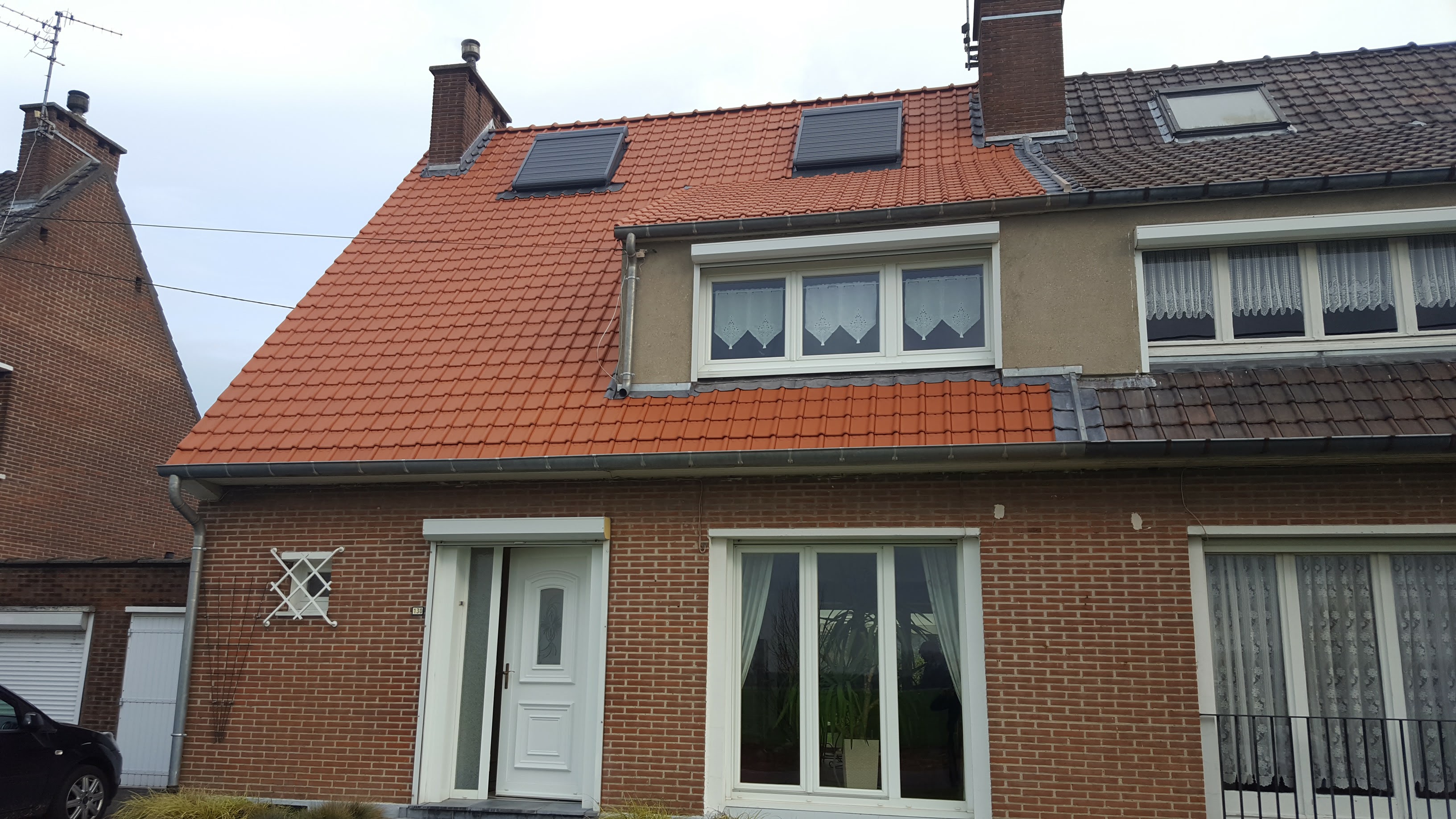 Rénovation toiture tuiles Louvil