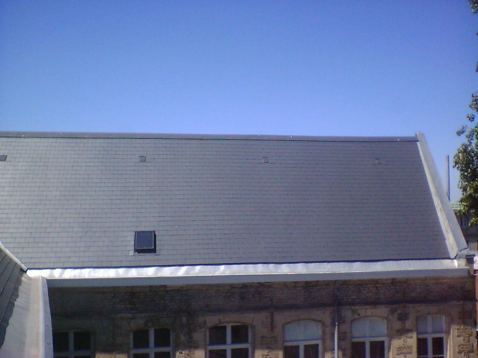 Travaux de chéneaux et gouttières en zinc sur habitation à Anzin