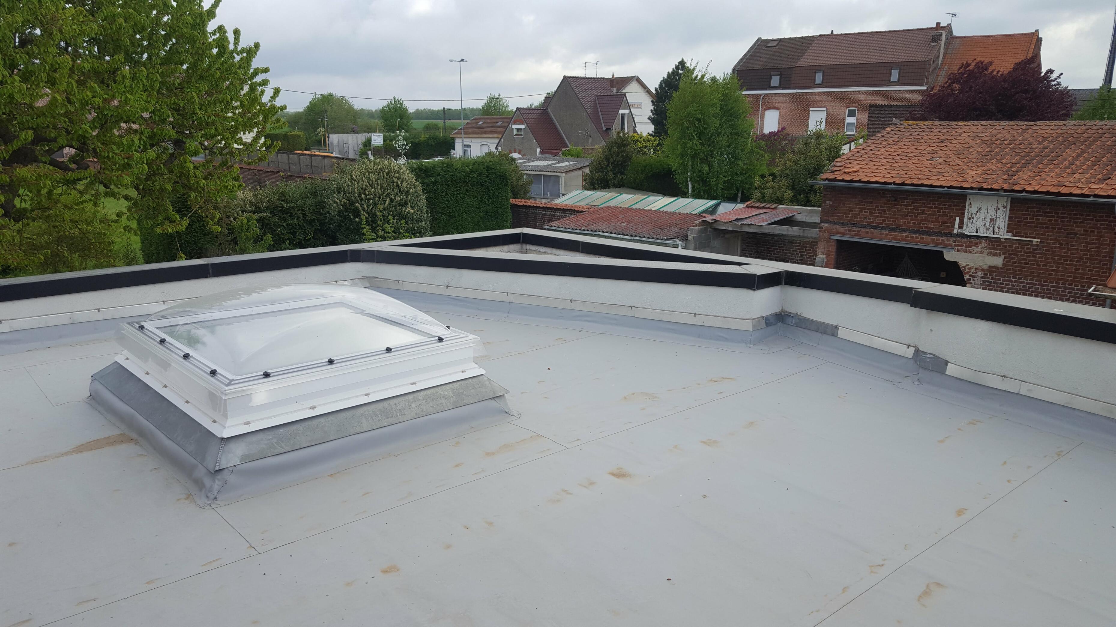 Intervention technique sur toiture plate afin de corriger les défauts d’étanchéité à Saméon