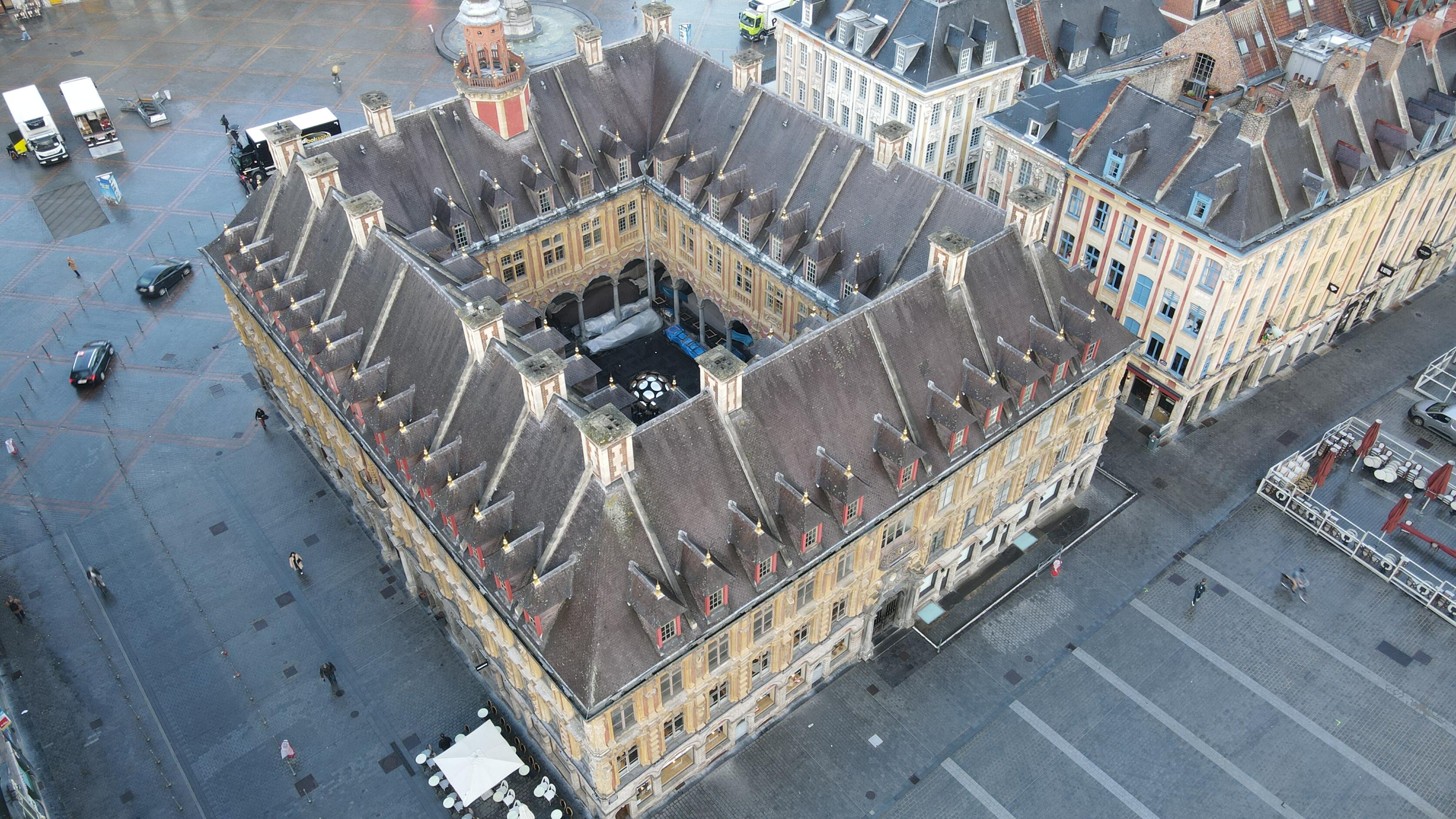 Analyse par drone des zones inaccessibles de la toiture à Templeuve et lille