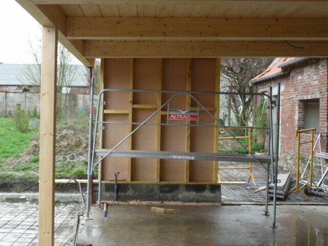 Extension ossature bois avec isolation performante à Lecelles