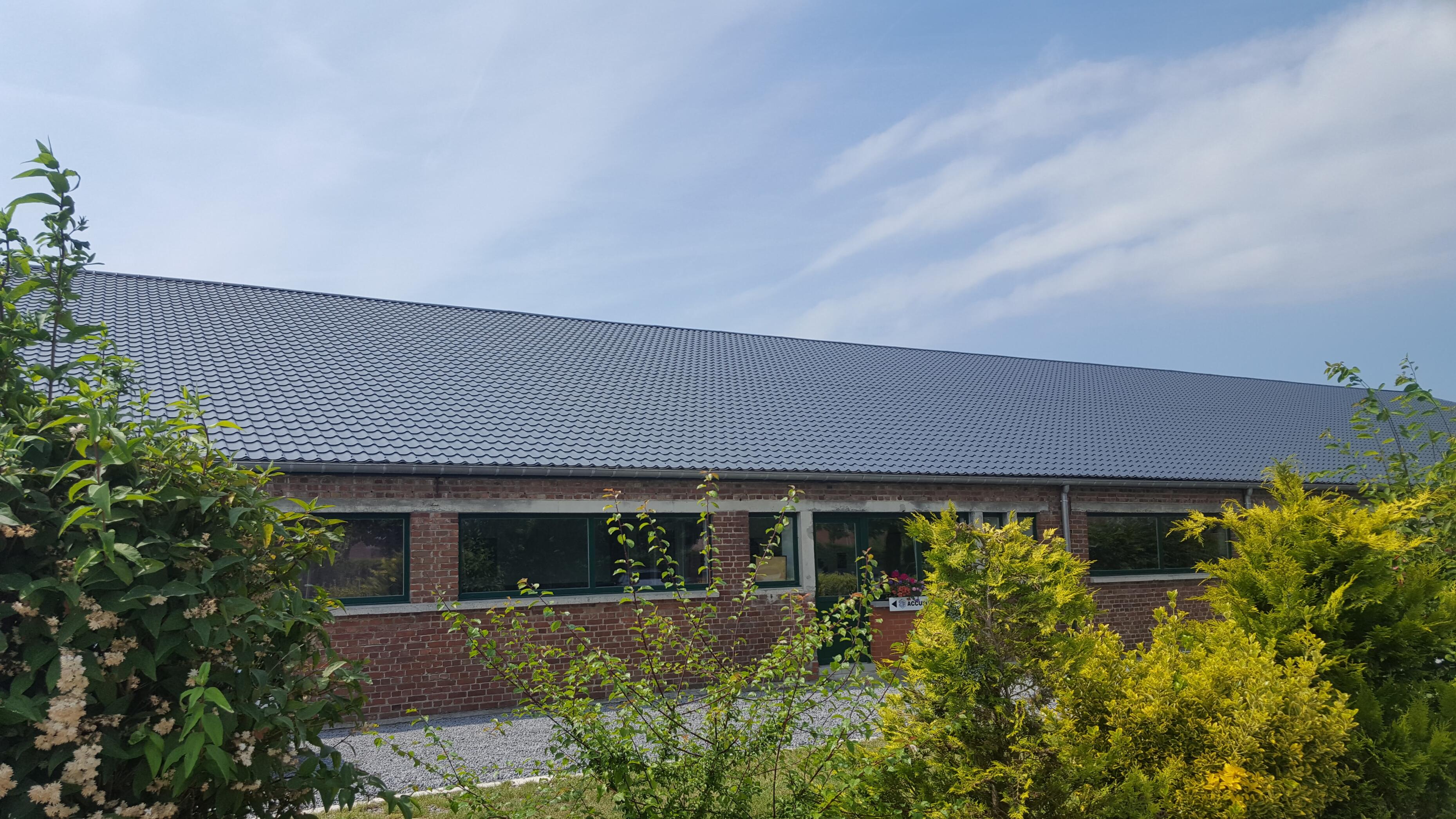 Pose de toiture bac acier sur maison individuelle à Flines-lez-Râches