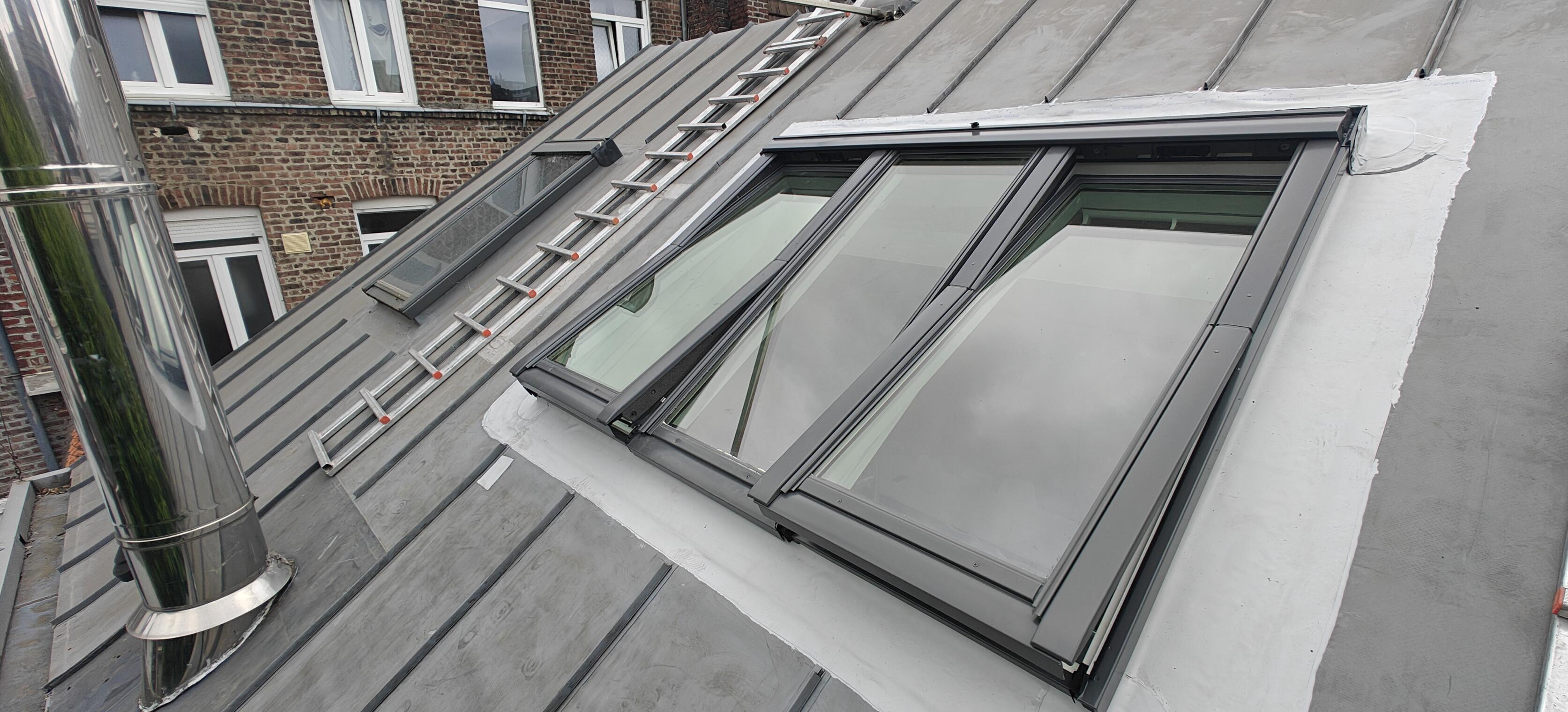 Remplacement de volet Velux pour protection solaire et isolation à Cysoing